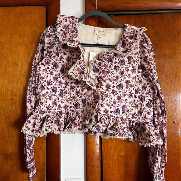Sezane Alexiana Blouse, Size 40 - Picture 2 of 4